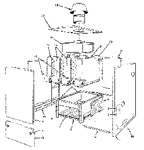 Jacket-sections & base parts Diagram and Parts List for 229962490  Kenmore Water Heater
