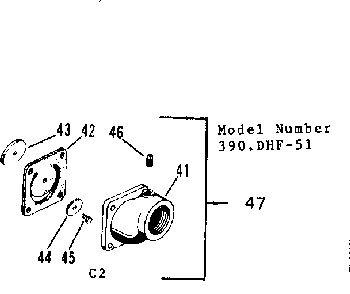 Part Location Diagram of STD522506 Kenmore Hex Bolt, 5-PACK