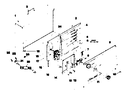 Part Location Diagram of 2491018 Kenmore Nut
