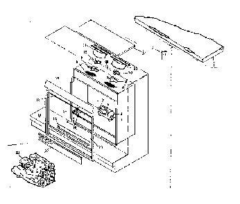 Part Location Diagram of 11613 Kenmore Thermostat