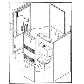 Part Location Diagram of 60-7365 Maytag BACKGUARD