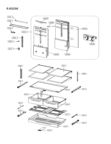 Part Location Diagram of 3011124620 Kenmore Case wide as