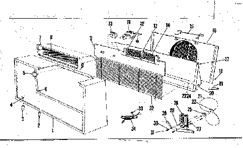 Part Location Diagram of 92250 Kenmore Shell