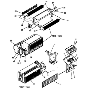 Part Location Diagram of 1058614 Maytag Overload