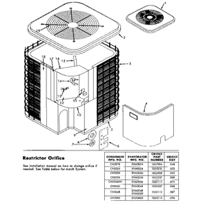 Non-Functional Replacement Parts Diagram and Parts List for 867803032  Kenmore Air Conditioner