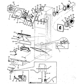 Part Location Diagram of 508040 Frigidaire Burner box