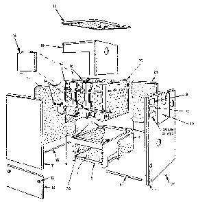 Part Location Diagram of 110-5 Kenmore Insulation