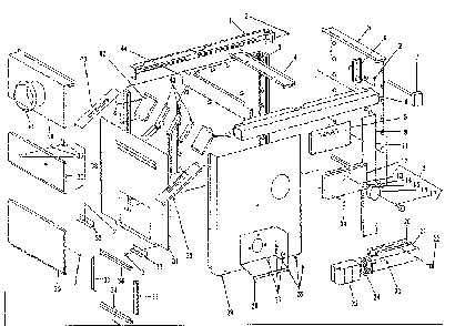 Part Location Diagram of 20105603 Kenmore Draft tube