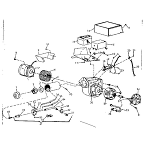 Burner Diagram and Parts List for 867713151  Kenmore Heater