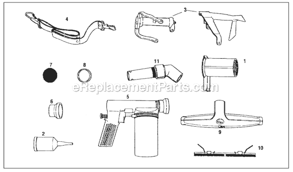 Page G Diagram and Parts List for D50  Kirby Upright Vacuum