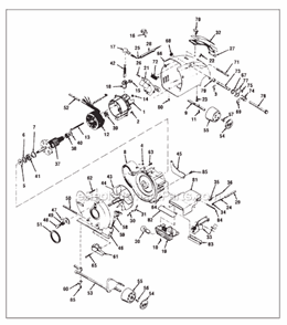 Page A Diagram and Parts List for 3CB  Kirby Upright Vacuum