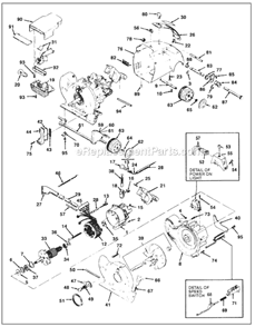 Page A Diagram and Parts List for LEGENDII  Kirby Upright Vacuum