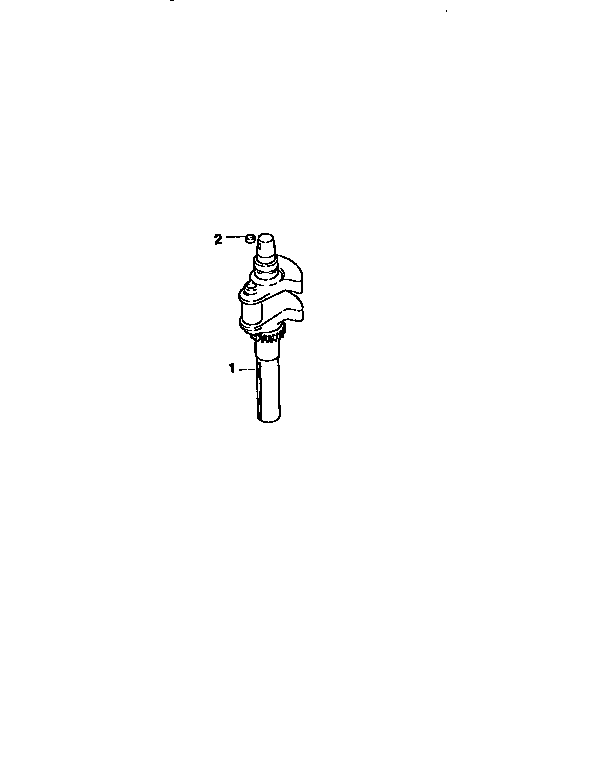 Crankshaft Diagram and Parts List for CV20S-65538  Kohler Engine