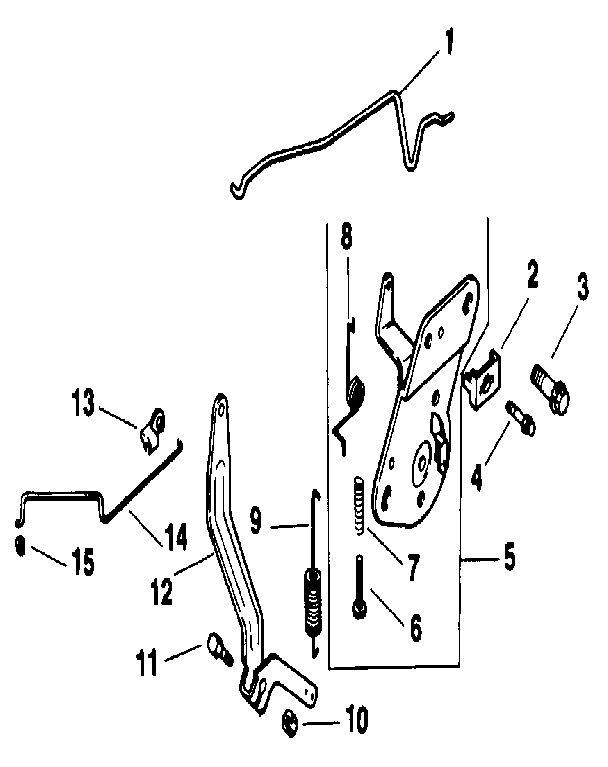 Engine Controls Diagram and Parts List for CV14S-PS1452  Kohler Engine