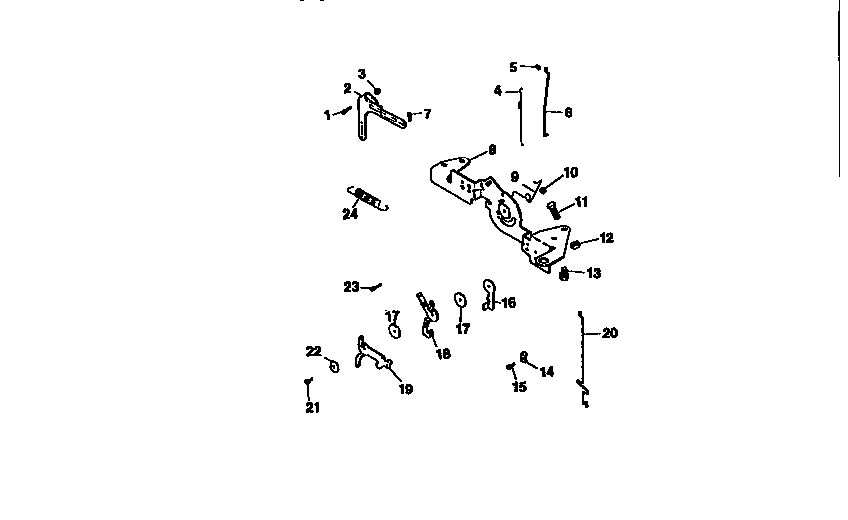 Engine Controls Diagram and Parts List for CV22S-67515  Kohler Engine