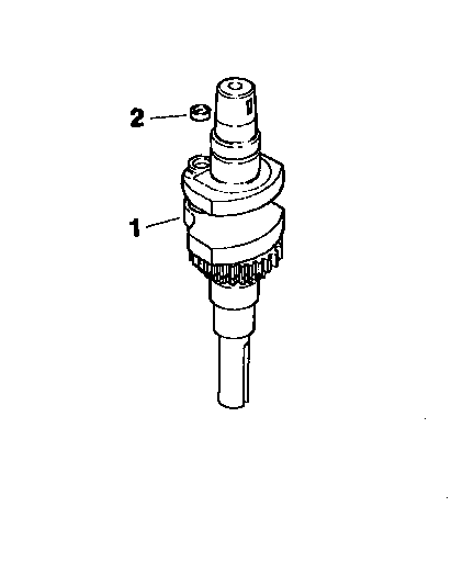 Crankshaft Diagram and Parts List for CV15S-41566  Kohler Engine