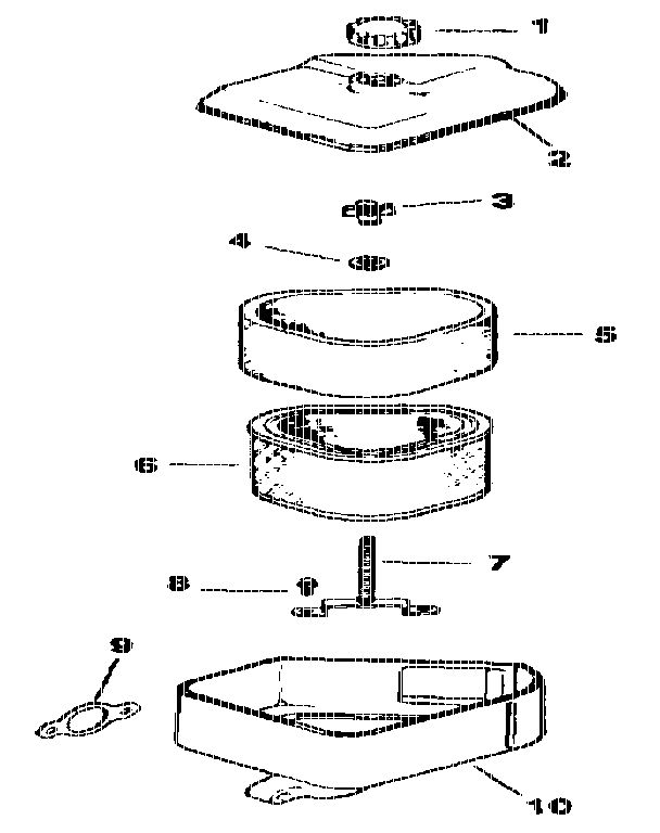 Air Intake Diagram and Parts List for CV14S-1445  Kohler Engine