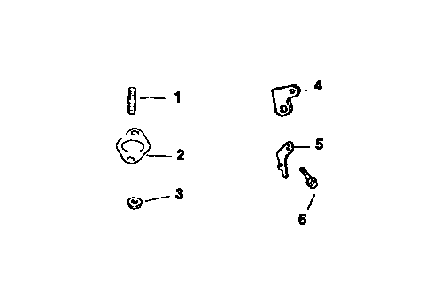 Exhaust Diagram and Parts List for CV15S-41566  Kohler Engine