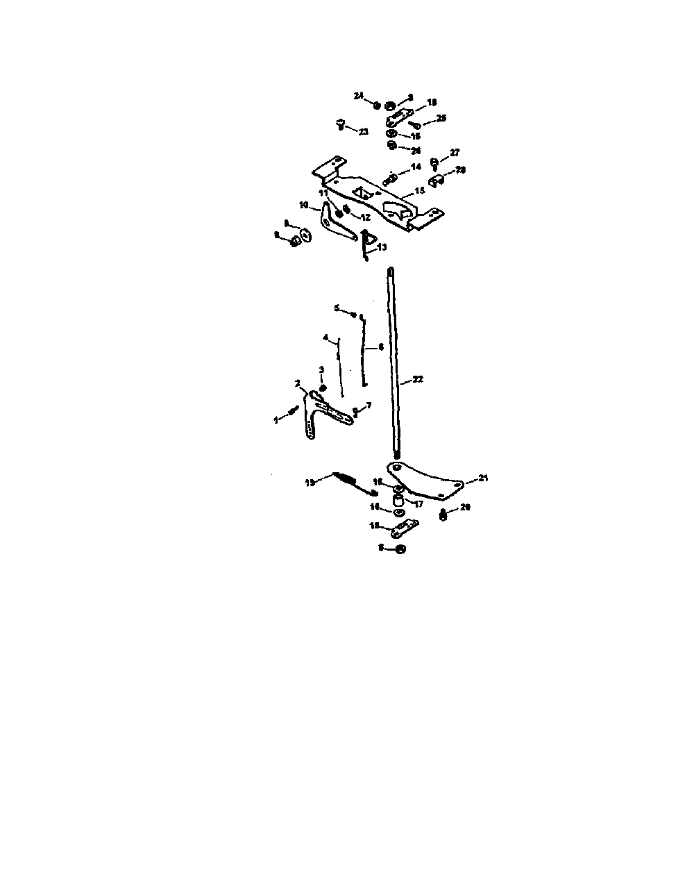 Engine controls Diagram and Parts List for CV26S-69526  Kohler Engine