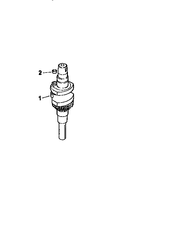 Crankshaft Diagram and Parts List for CV15S-41526  Kohler Engine