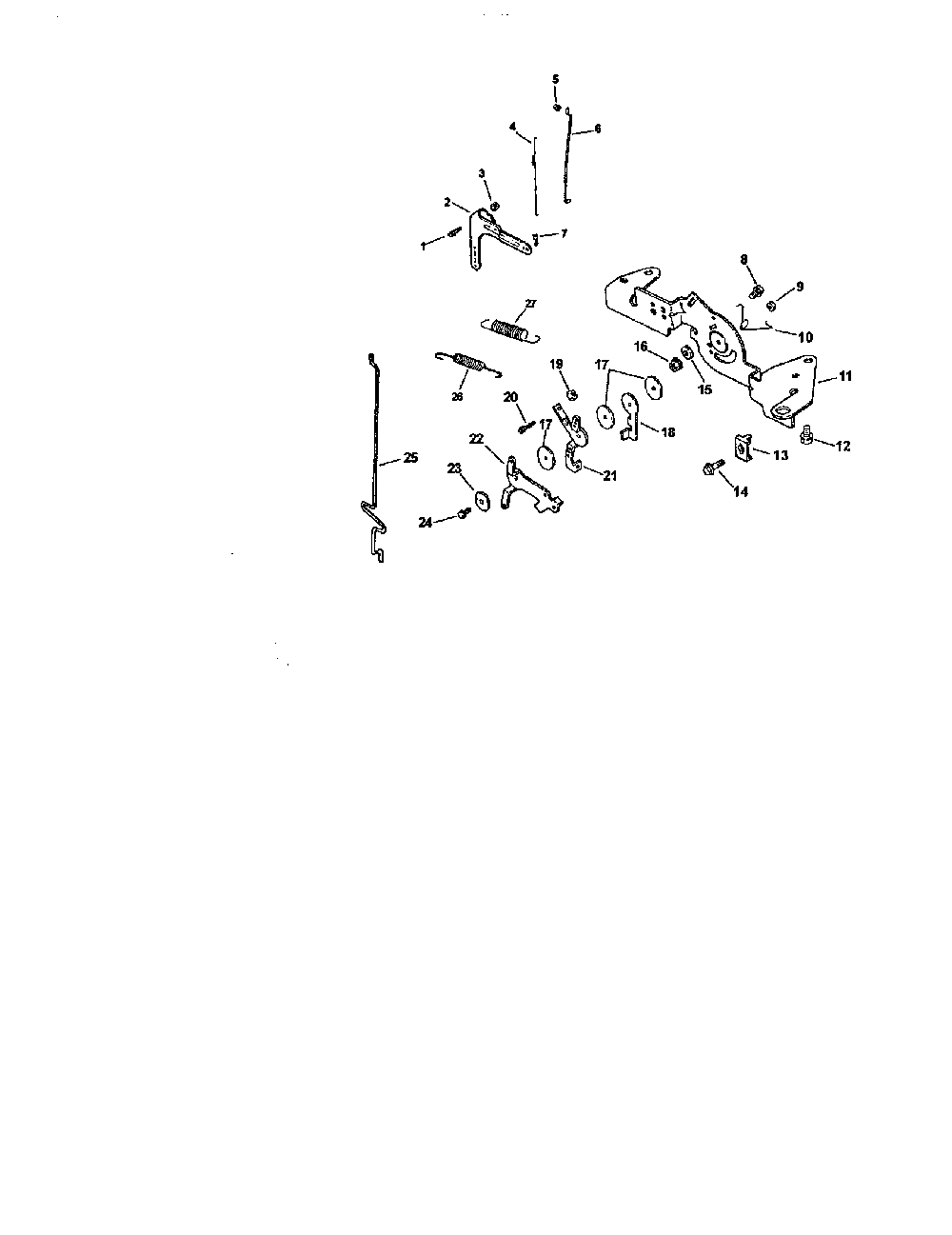 Engine controls Diagram and Parts List for CV740S-0005  Kohler Engine