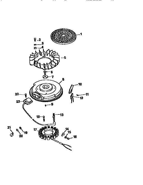 Ignition/electrical Diagram and Parts List for CV20S-65538  Kohler Engine