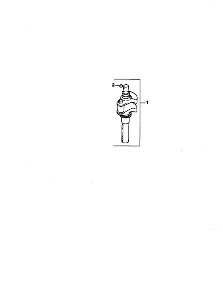 Crankshaft Diagram and Parts List for CV22S-67551  Kohler Engine