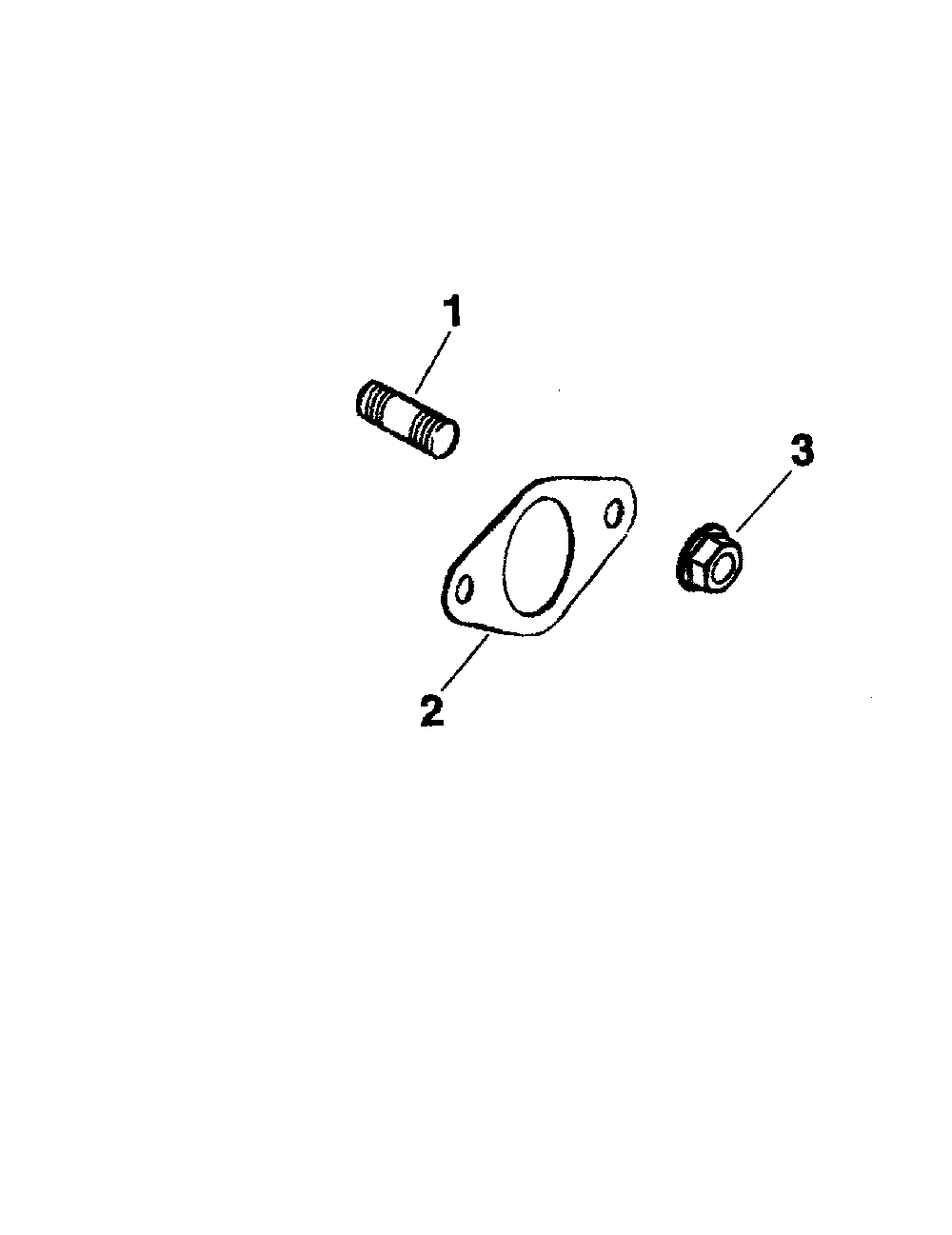 Exhaust Diagram and Parts List for SV600S-0010  Kohler Engine
