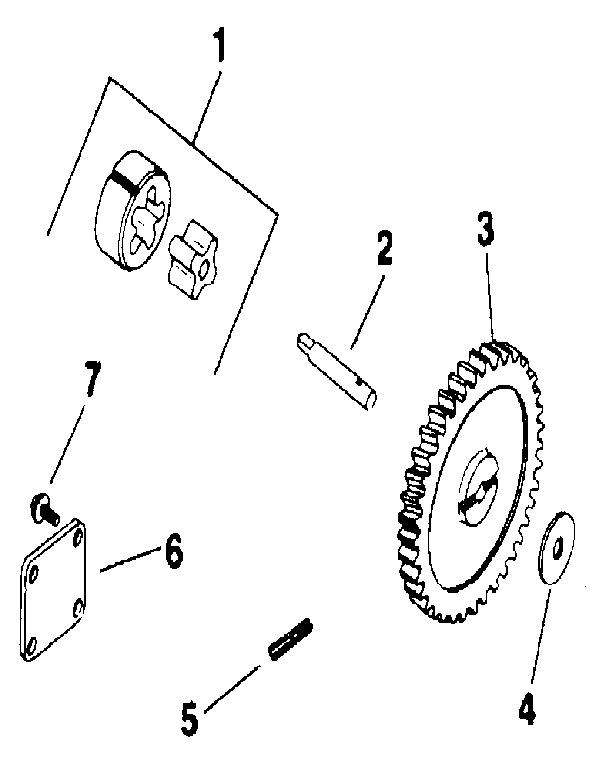Oil pump Diagram and Parts List for M20QS-49622  Kohler Engine