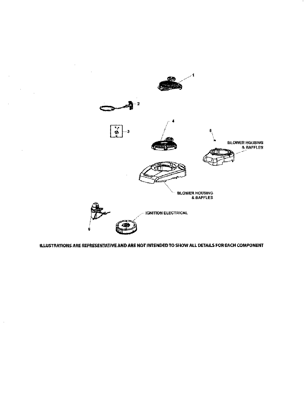 Starting Diagram and Parts List for PH-XT675-2044  Kohler Engine