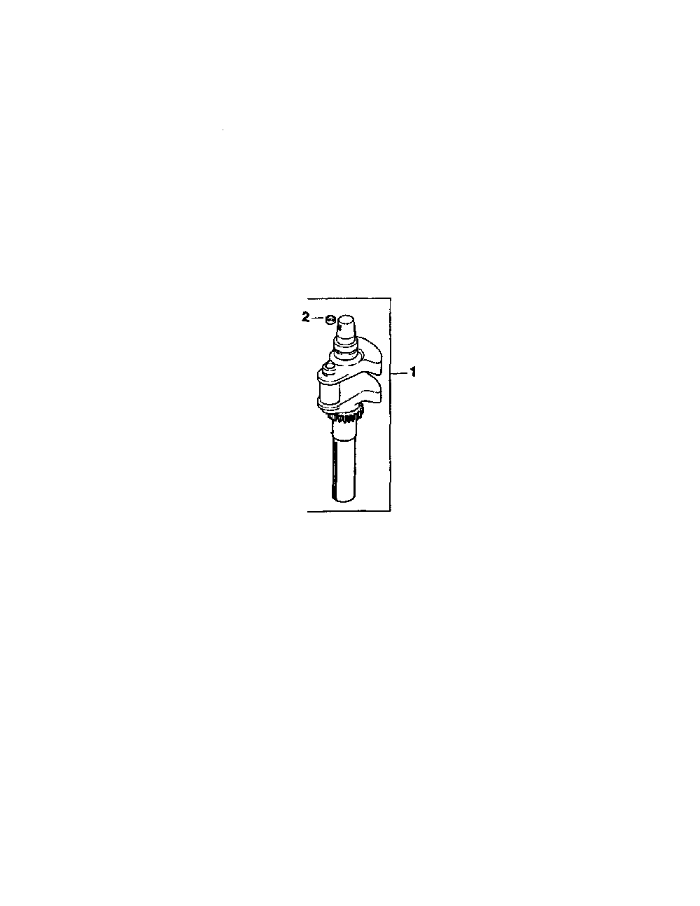 Crankshaft Diagram and Parts List for CV730S-0017  Kohler Engine