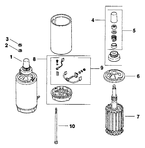 Electric start - group 11 Diagram and Parts List for MV20S-57514  Kohler Engine