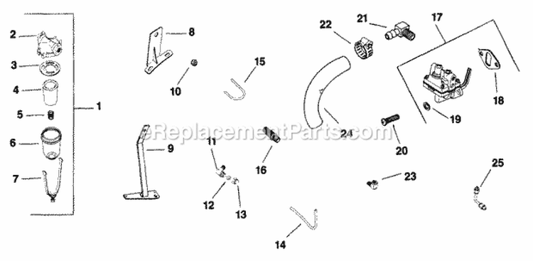 Page K Diagram and Parts List for 36397  Kohler Engine