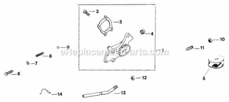 Page T Diagram and Parts List for 36397  Kohler Engine