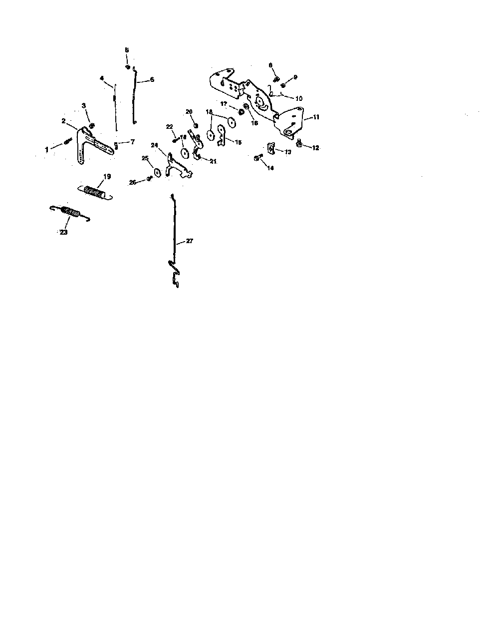 Engine controls Diagram and Parts List for CV624S-65577  Kohler Engine