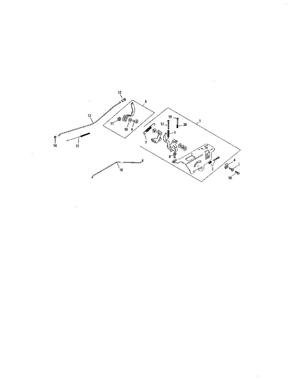 Controls Diagram and Parts List for 752KSV5900220  Kohler Engine