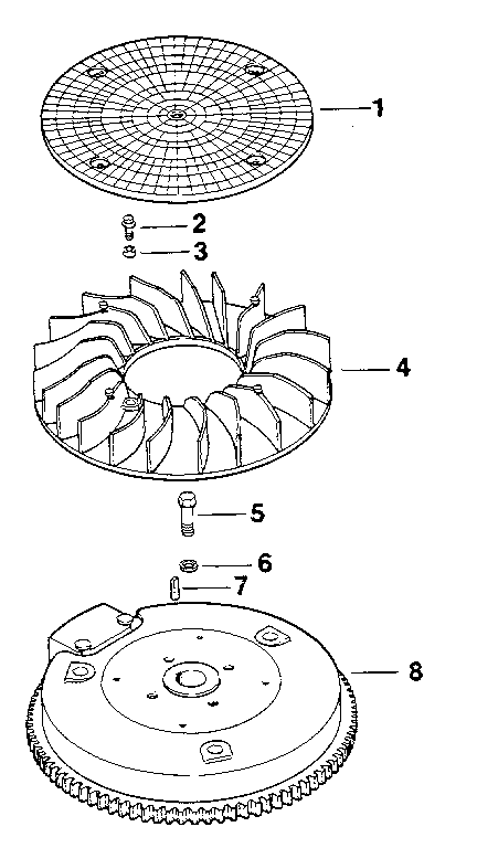 Flywheel - group 13 Diagram and Parts List for MV20S-57514  Kohler Engine