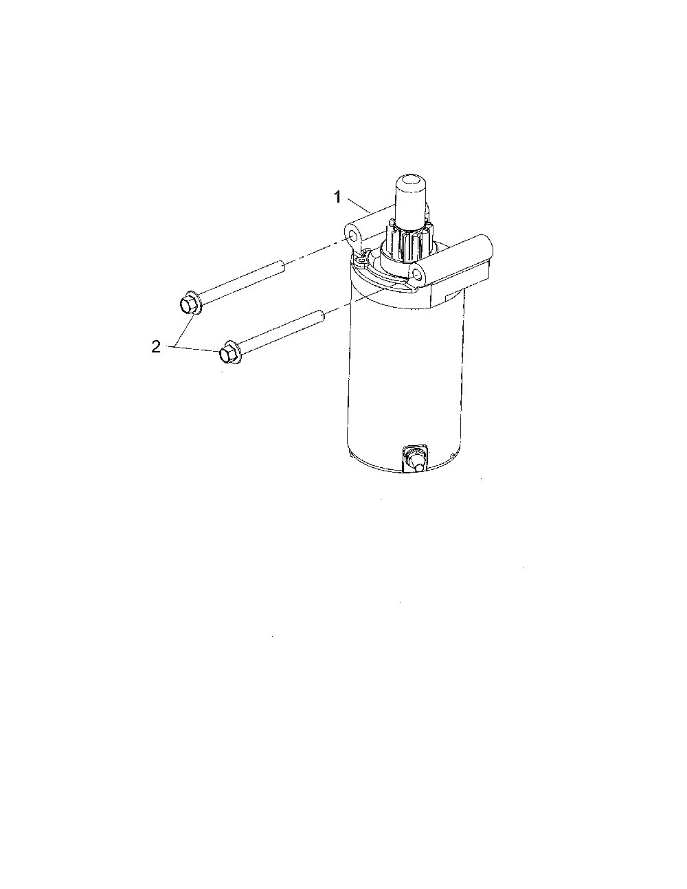 Starting Diagram and Parts List for KT745-3023  Kohler Engine