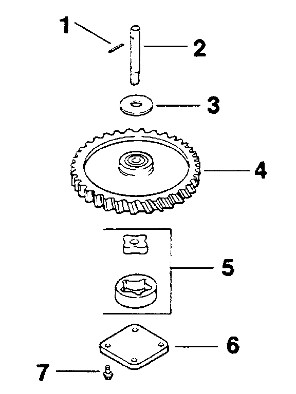 Oil pump - group 25 Diagram and Parts List for MV16QS-56516  Kohler Engine