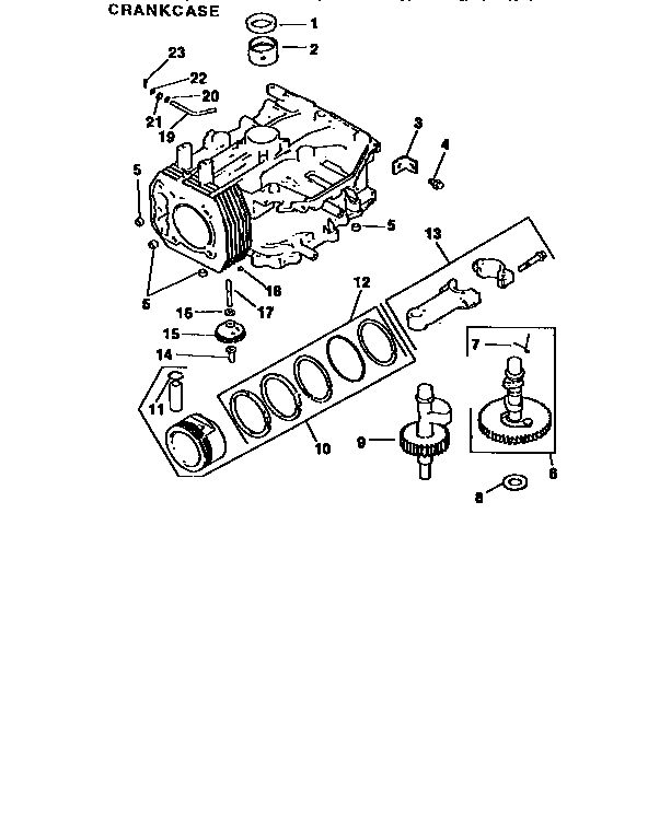 Engine Cv14s-1443 9 Diagram and Parts List for CV14S-1443  Kohler Engine