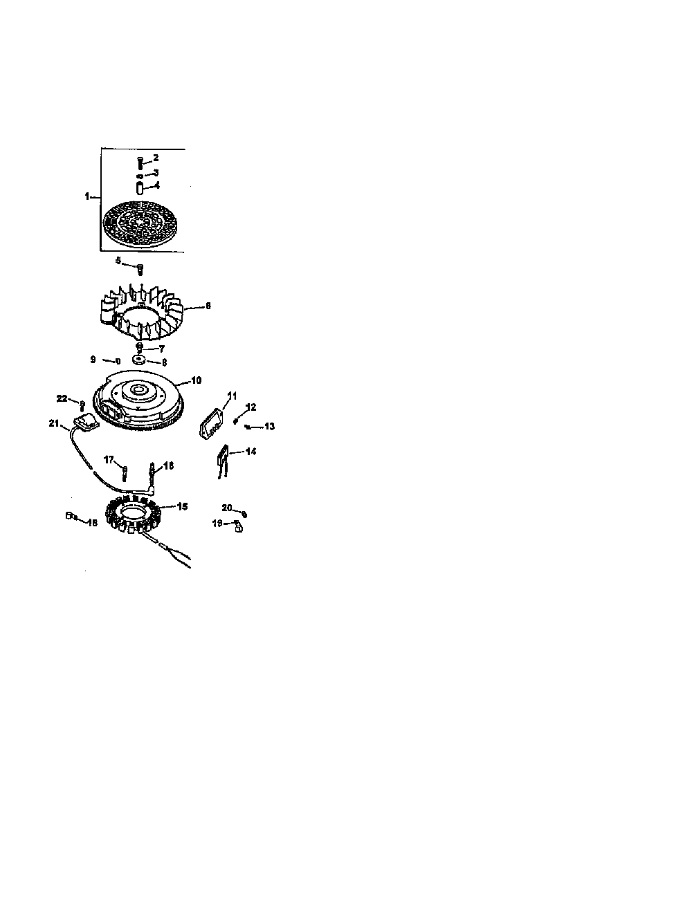 Ignition/electrical Diagram and Parts List for CV20S-65551  Kohler Engine