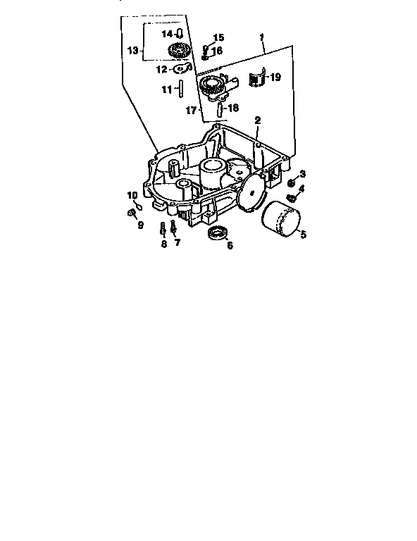 Oil pan / lubrication Diagram and Parts List for CV20S-65530  Kohler Engine