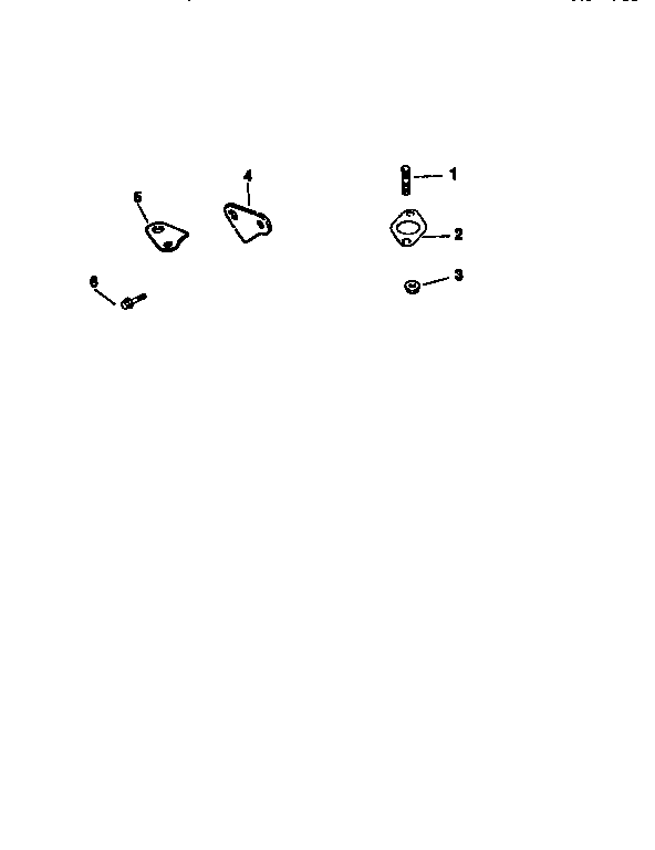 Exhaust Diagram and Parts List for CV15S-41519  Kohler Engine