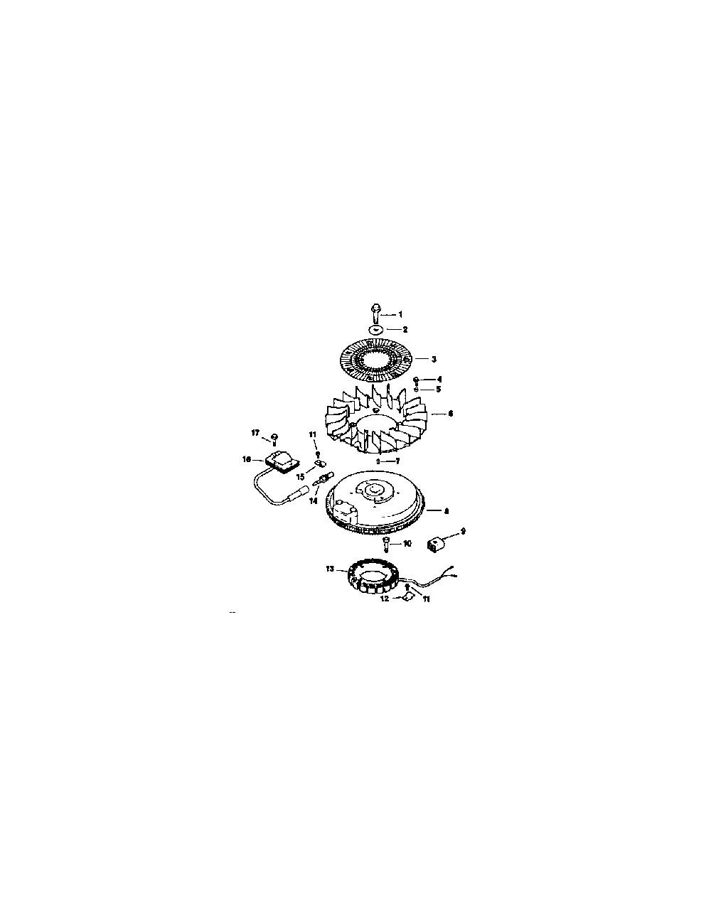 Ignition/electrical Diagram and Parts List for CV15S-PS41567  Kohler Engine