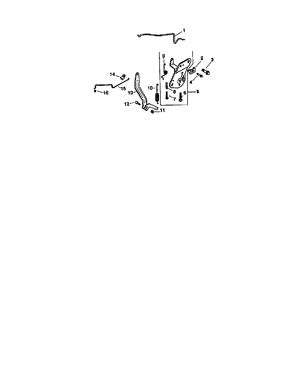 Engine controls Diagram and Parts List for CV15S-41567  Kohler Engine