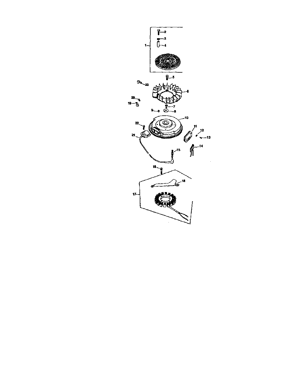 Ignition/electrical Diagram and Parts List for CV730S-0017  Kohler Engine