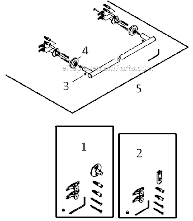 Page A Diagram and Parts List for K-14435  Kohler Engine