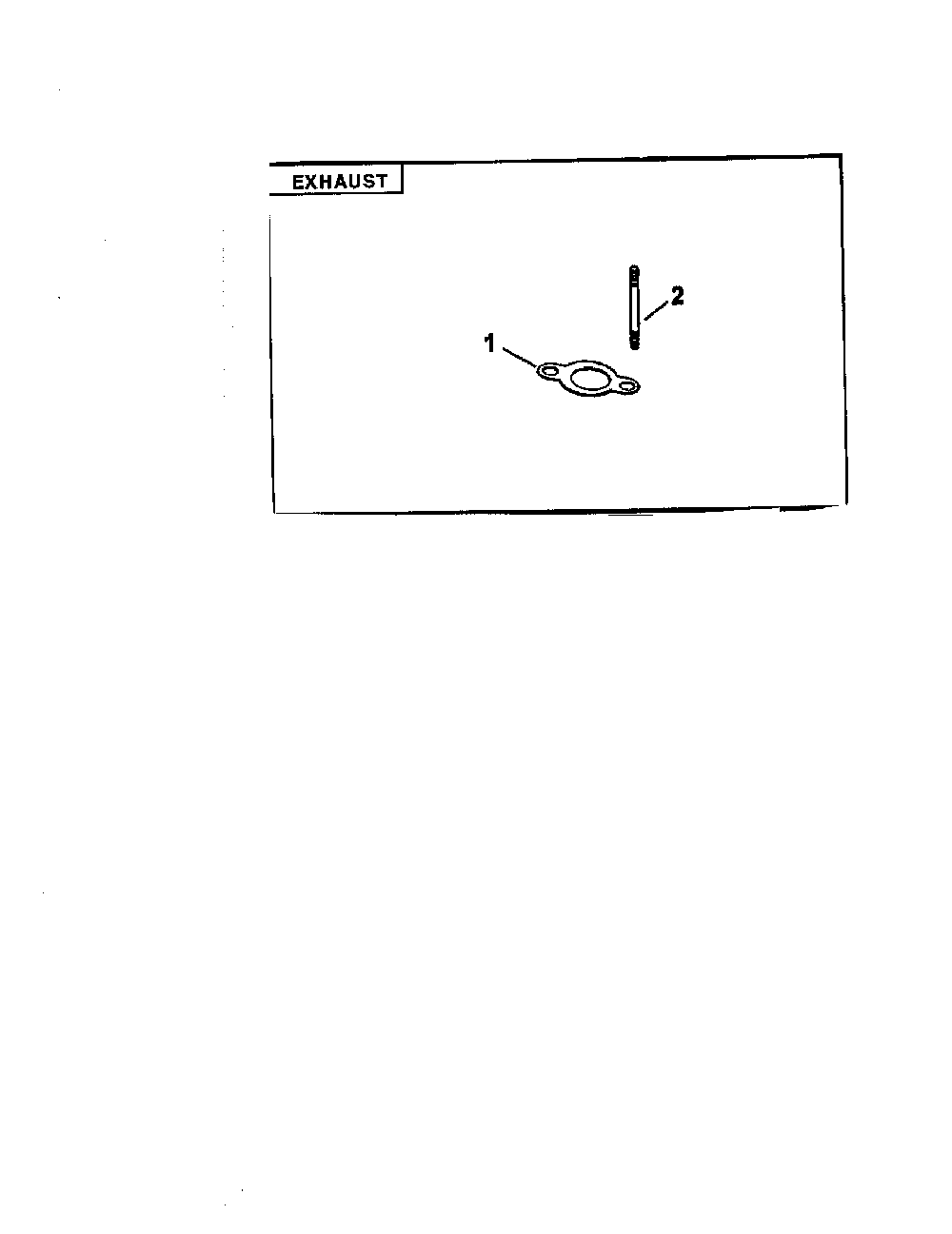 Exhaust Diagram and Parts List for CV25S-6926  Kohler Engine