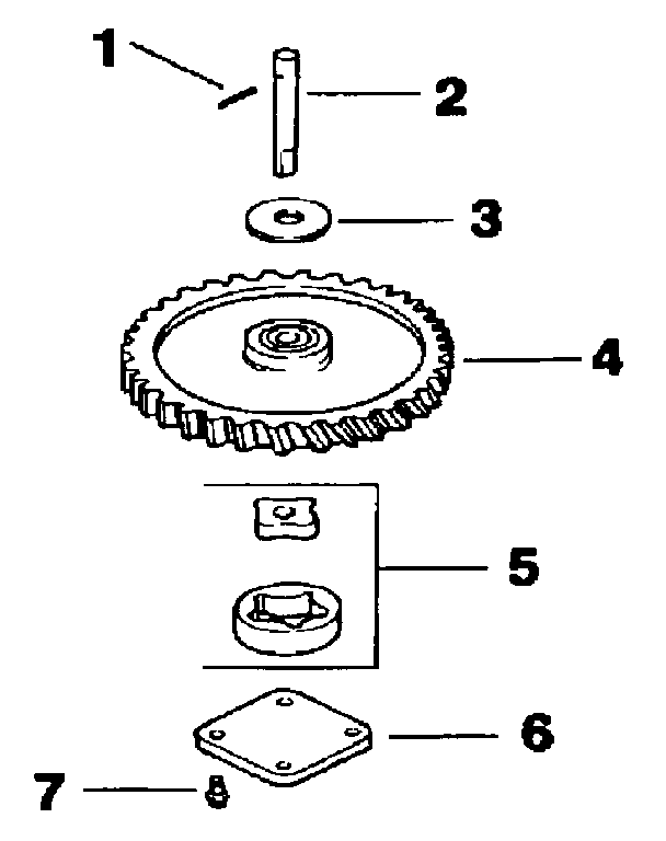 Oil pump Diagram and Parts List for MV18S-58556  Kohler Engine