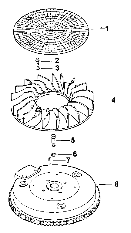 Flywheel - group 13 Diagram and Parts List for MV16QS-56516  Kohler Engine
